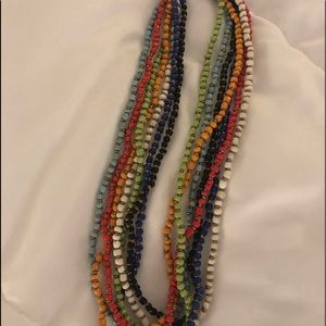 Colorful beaded necklace